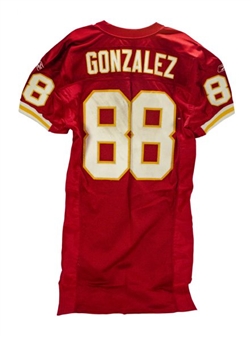 2004 Tony Gonzalez Game Worn Kansas City Chiefs Football Jersey (MEARS LOA)
